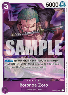 Roronoa Zoro OP09-076 Rare Premium Booster -The Best- Vol. 2 One Piece Foil NM
