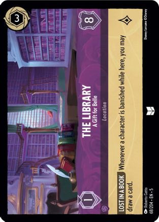 The Library - A Gift for Belle 68/204 Uncommon Shimmering Skies Lorcana NM