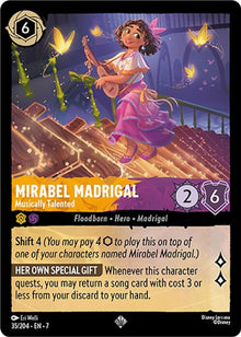 Mirabel Madrigal - Musically Talented 35/204 Archazia's Island Lorcana NM