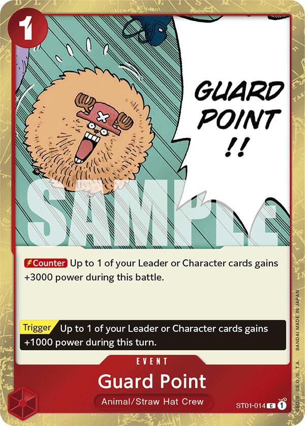 Guard Point (Jolly Roger Foil) ST01-014 Premium Booster -The Best- One Piece NM