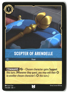 Scepter of Arendelle 170/204 Uncommon The First Chapter Lorcana Lightly Played