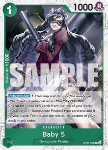 Baby 5 (Jolly Roger Foil) OP05-034 Rare Premium Booster -The Best- One Piece NM