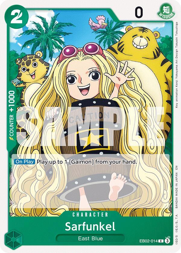 Sarfunkel EB02-014 Common Extra Booster: Anime 25th Collection One Piece NM