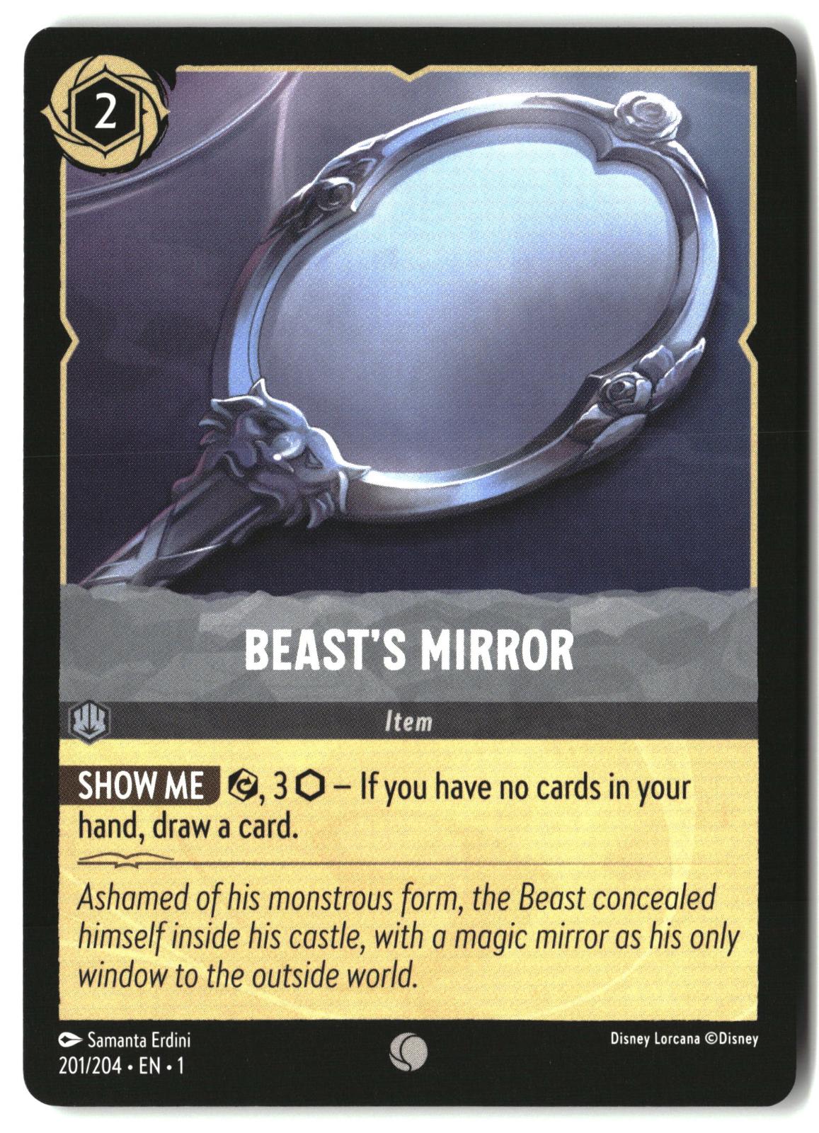 Beast's Mirror 201/204 Common The First Chapter Lorcana Lightly Played