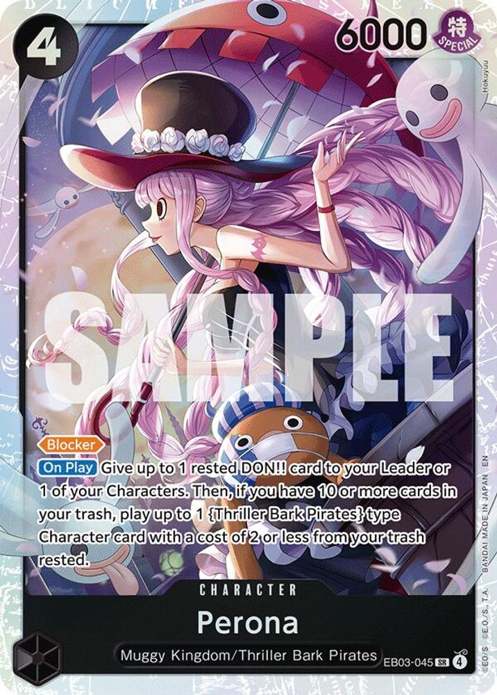 Perona (045) EB03-045 Extra Booster: One Piece Heroines Edition One Piece Foil NM