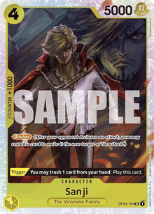 Sanji (Reprint) OP04-104 Super Rare Premium Booster -The Best- One Piece Foil NM