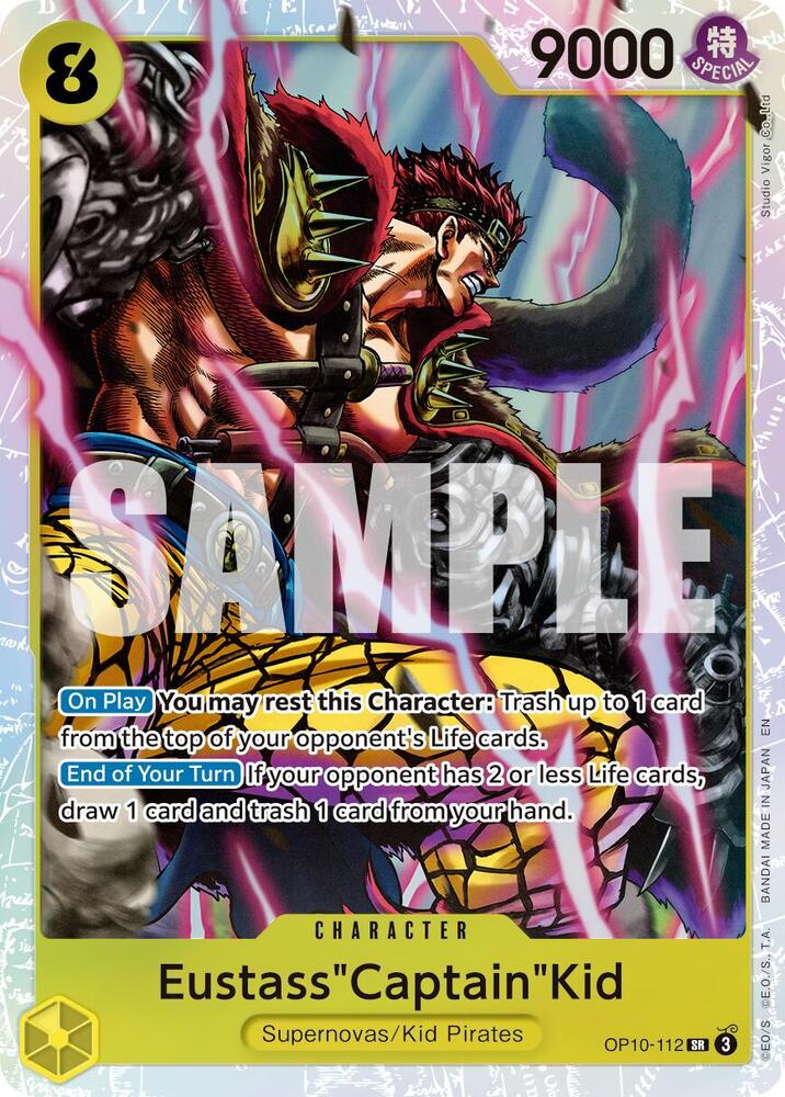 Eustass"Captain"Kid (Reprint) OP10-112 Premium Booster -The Best- Vol. 2 One Piece Foil NM