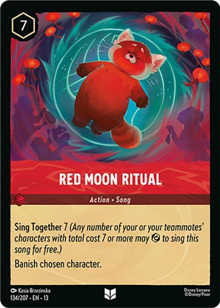 Red Moon Ritual 134/204 Uncommon Attack of the Vine! Lorcana Near Mint