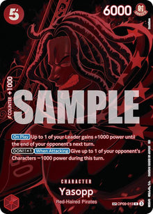 Yasopp (SP) OP09-013 Rare Legacy of the Master One Piece Foil Near Mint