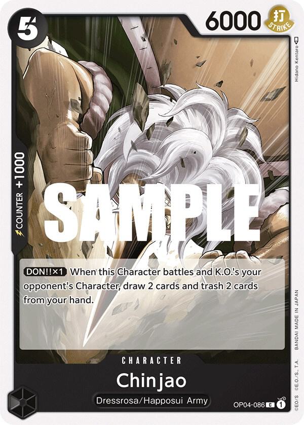 Chinjao OP04-086 Common Kingdoms of Intrigue One Piece Near Mint
