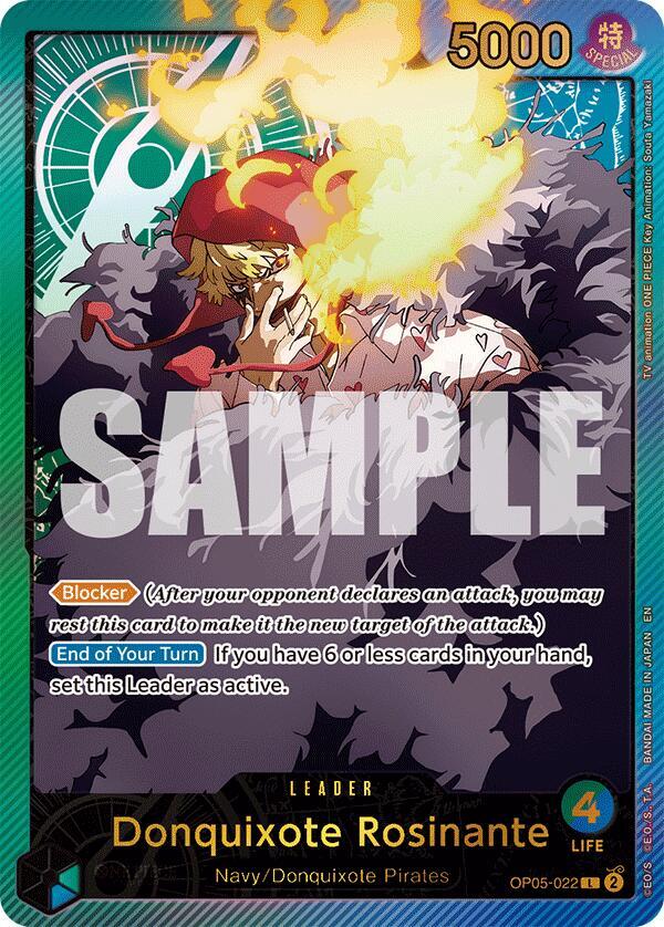 Donquixote Rosinante (SP) OP05-022 Extra Booster: Anime 25th Collection One Piece Foil NM