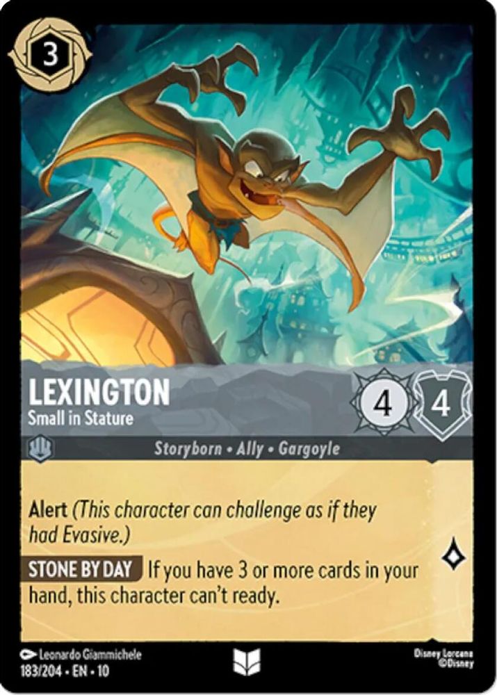 Lexington - Small in Stature 183/204 Uncommon Whispers in the Well Lorcana NM