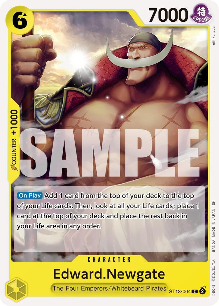 Edward.Newgate (Reprint) ST13-004 Premium Booster -The Best- Vol. 2 One Piece NM