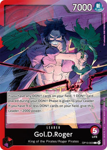 Gol.D.Roger (003) OP13-003 Leader Carrying On His Will One Piece Near Mint