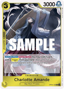 Charlotte Amande OP04-105 Rare Kingdoms of Intrigue One Piece Foil Near Mint