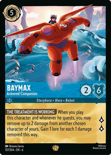 Baymax - Armored Companion 157/204 Legendary Azurite Sea Lorcana Near Mint