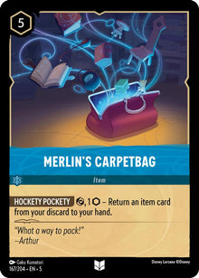Merlin's Carpetbag 167/204 Uncommon Shimmering Skies Lorcana Near Mint
