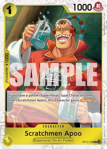 Scratchmen Apoo (Pirate Foil) OP10-108 Premium Booster -The Best- Vol. 2 One Piece NM