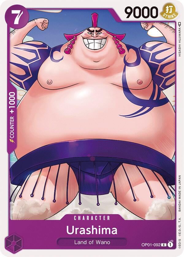 Urashima OP01-092 Common Romance Dawn One Piece Near Mint