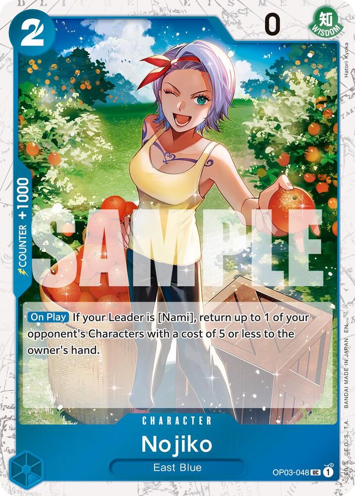 Nojiko (Pirate Foil) OP03-048 Premium Booster -The Best- Vol. 2 One Piece NM