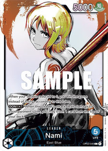 Nami (040) (Alternate Art) OP03-040 Leader Pillars of Strength One Piece Foil NM
