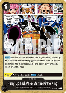 Hurry Up and Make Me the Pirate King! OP14-097 The Azure Sea's Seven One Piece NM