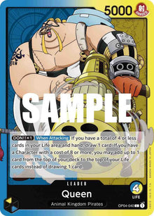 Queen (040) OP04-040 Leader Kingdoms of Intrigue One Piece Near Mint
