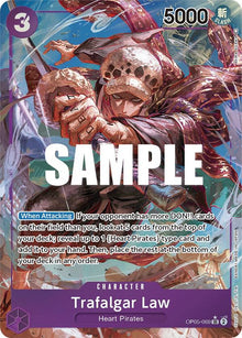 Trafalgar Law (Alternate Art) (069) OP05-069 Awakening of the New Era One Piece Foil NM