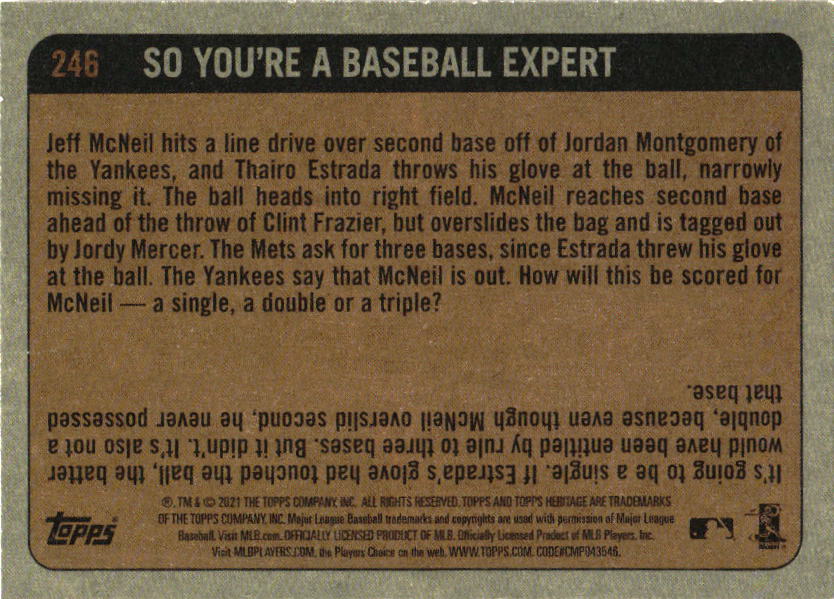 2021 Topps Heritage Shohei Ohtani baseball