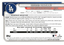 2024 Bowman Shohei Ohtani baseball