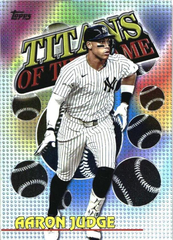 2026 Topps Aaron Judge Titans of the Game baseball