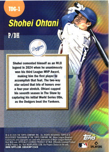 2026 Topps Shohei Ohtani Titans of the Game baseball