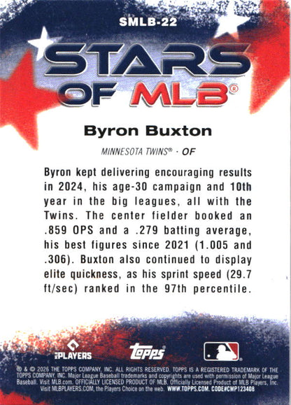 2026 Topps Byron Buxton Stars of MLB baseball