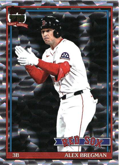 2026 Topps Alex Bregman 1991 Topps Baseball 35th Crackle (Series One) baseball