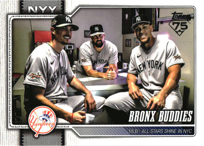 2026 Topps Bronx Buddies Sandglitter baseball