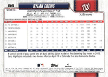 2026 Topps Dylan Crews baseball