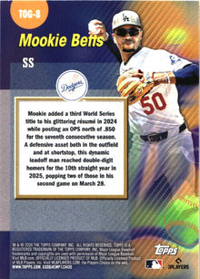 2026 Topps Mookie Betts Titans of the Game baseball