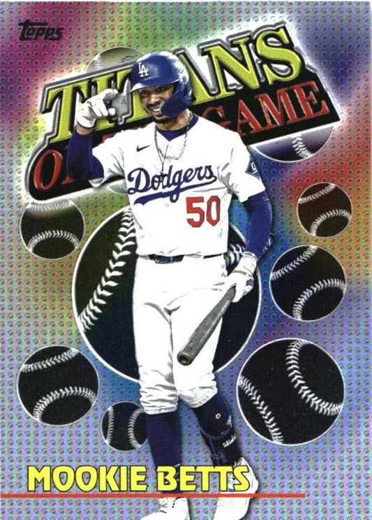 2026 Topps Mookie Betts Titans of the Game baseball