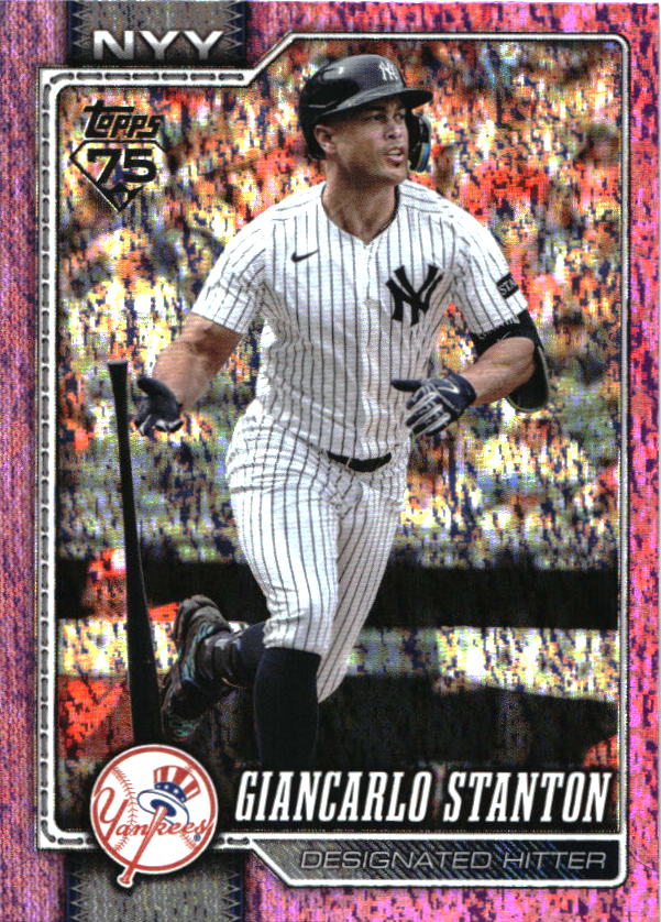 2026 Topps Giancarlo Stanton Holo Foil Pink baseball