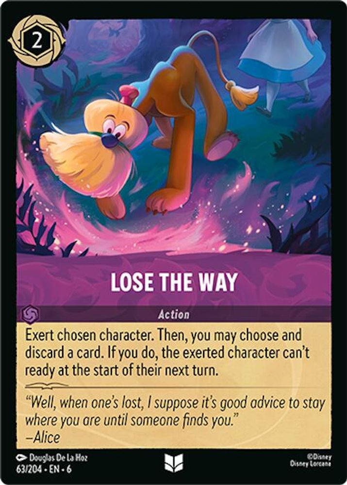 Lose the Way 63/204 Uncommon Azurite Sea Lorcana Near Mint