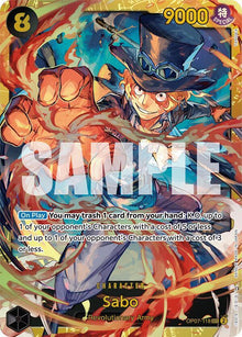 Sabo OP07-118 Secret Rare 500 Years in the Future One Piece Foil Near Mint