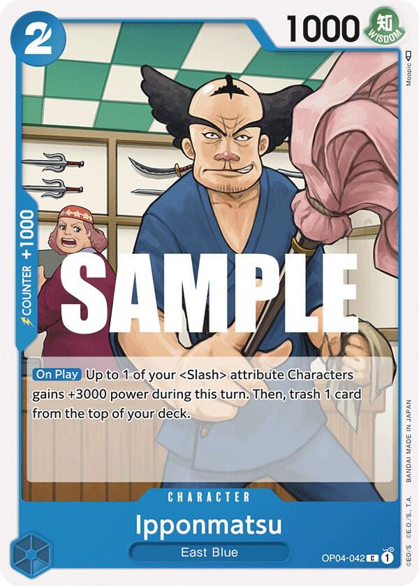 Ipponmatsu OP04-042 Common Kingdoms of Intrigue One Piece Near Mint