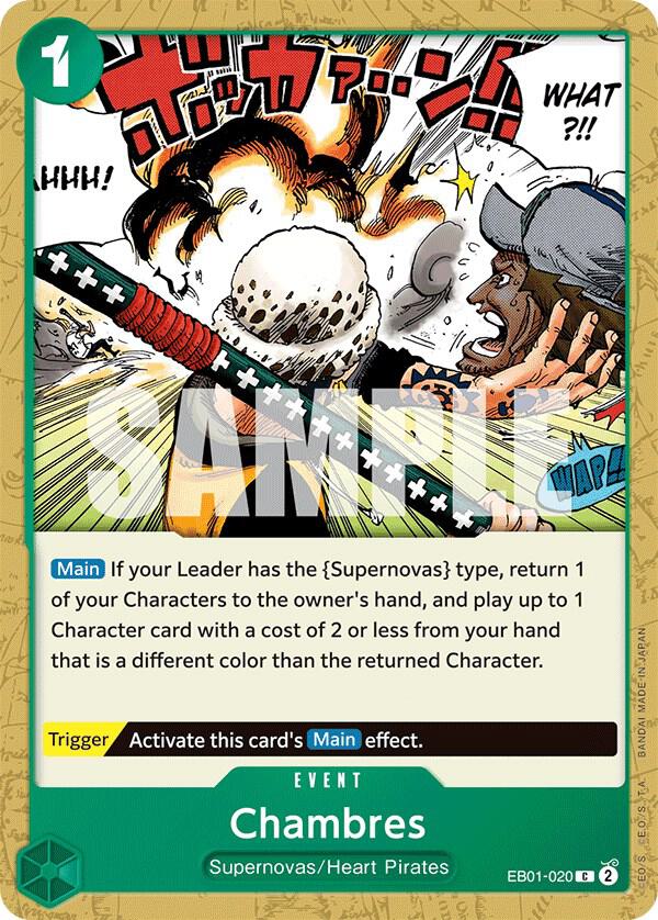 Chambres EB01-020 Common Extra Booster: Memorial Collection One Piece Near Mint