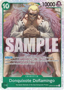 Donquixote Doflamingo (Reprint) OP04-031 Premium Booster -The Best- One Piece Foil NM