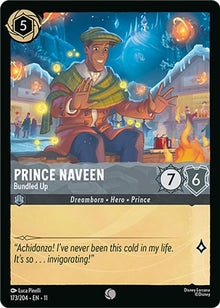 Prince Naveen - Bundled Up 173/204 Common Winterspell Lorcana Near Mint