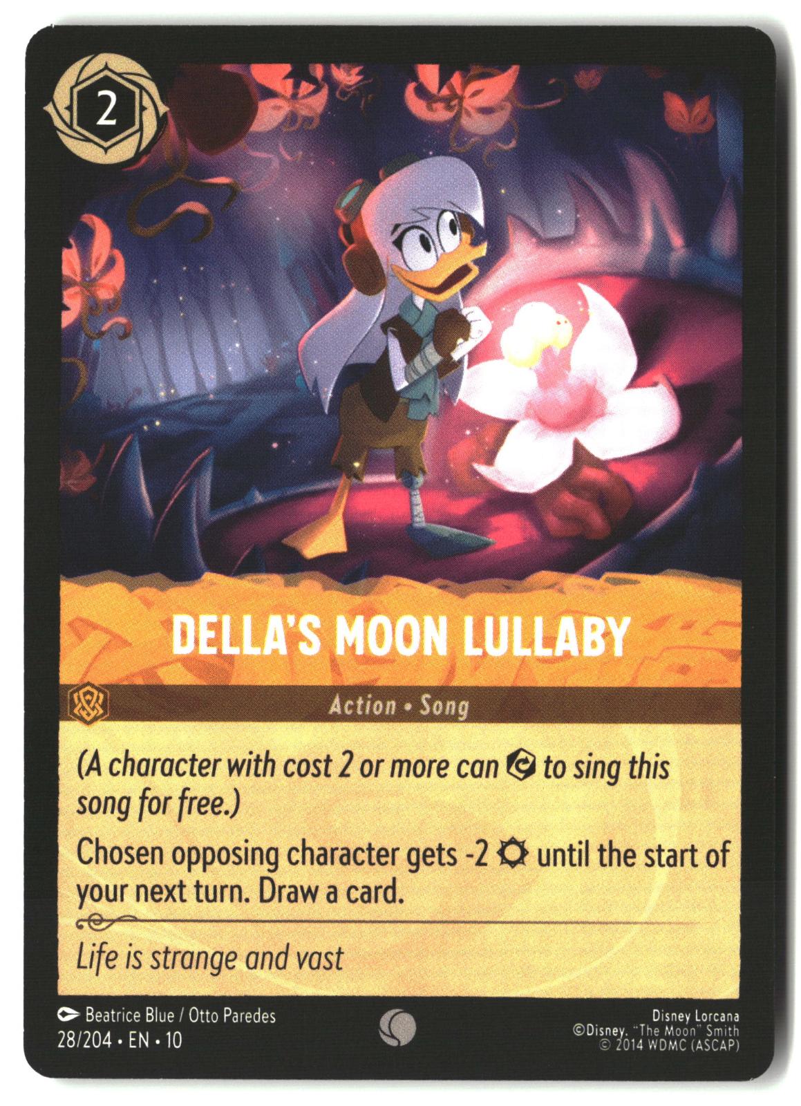 Della's Moon Lullaby 28/204 Common Whispers in the Well Lorcana Lightly Played