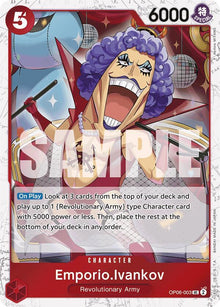 Emporio.Ivankov (Jolly Roger Foil) OP06-003 Premium Booster -The Best- One Piece NM