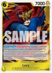 Lucy OP07-112 Rare 500 Years in the Future One Piece Foil Near Mint