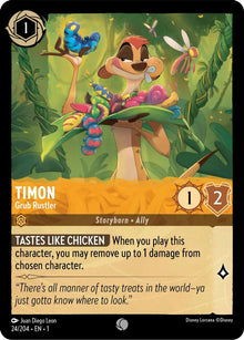 Timon - Grub Rustler 24/204 Common The First Chapter Lorcana Near Mint