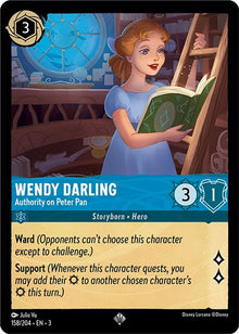 Wendy Darling - Authority on Peter Pan 158/204 Into the Inklands Lorcana NM